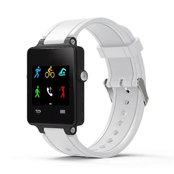 Silikoninen älykellon ranneke Garmin Vivoactive Acetate - Valkoinen Multicolor White