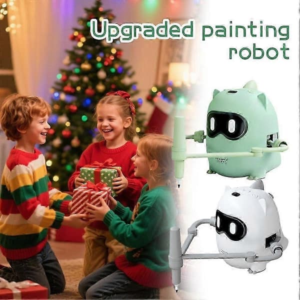 Uppgraderad ritrobot Interaktiv pedagogisk ritrobot för barn Pussel Intelligent leksak Tidig utbildningsleksaksrobot B