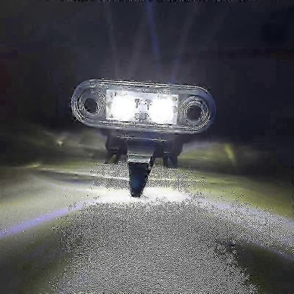 2 stk 24V takmarkeringslys for tunge lastebiler passer til FH FM-serien topplamper reservedeler 2cold white 2plug