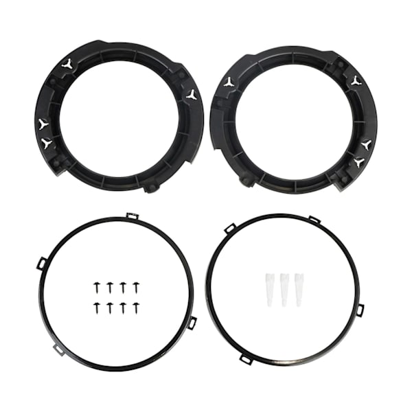 1 Par Forlygtebeslag Ring Sæt 7 Tommer Udskiftning til Jeep Wrangler JK 2007-2017