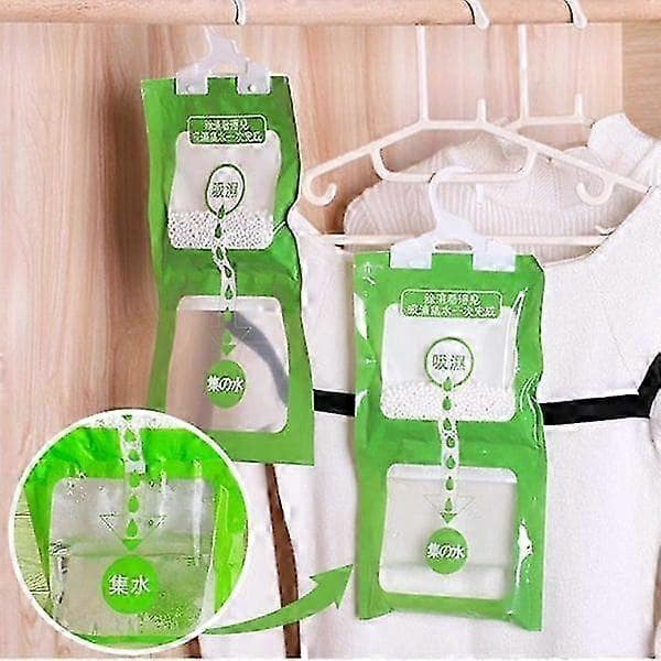 Fuktabsorbent för garderob, mögelhämmande hängande avfuktare, fuktskyddspåse (10-pack) Ny 2026