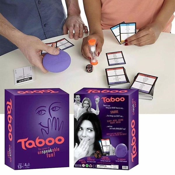 Mini Hourglasses Taboo Game Card Kit ihmissuhteiden rakentaminen korttipeli festivaalijuhliin