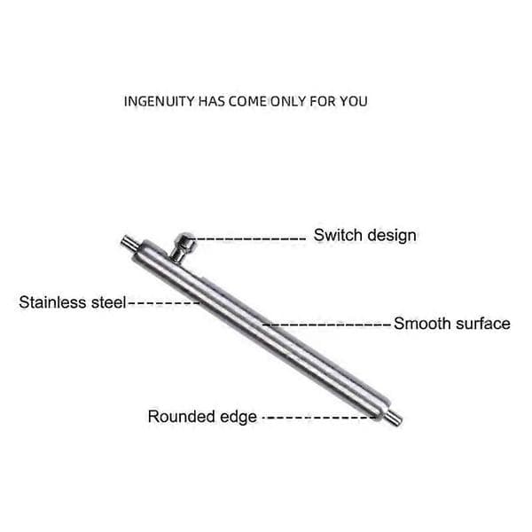 1 par 24 mm Quick Release fjederstang rustfrit stål urstift til urrem