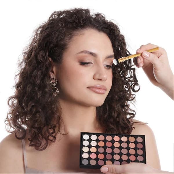 Professionell Concealer Makeupborste, Mjuk Borst Ögonborste Sminkverktyg 2pcs