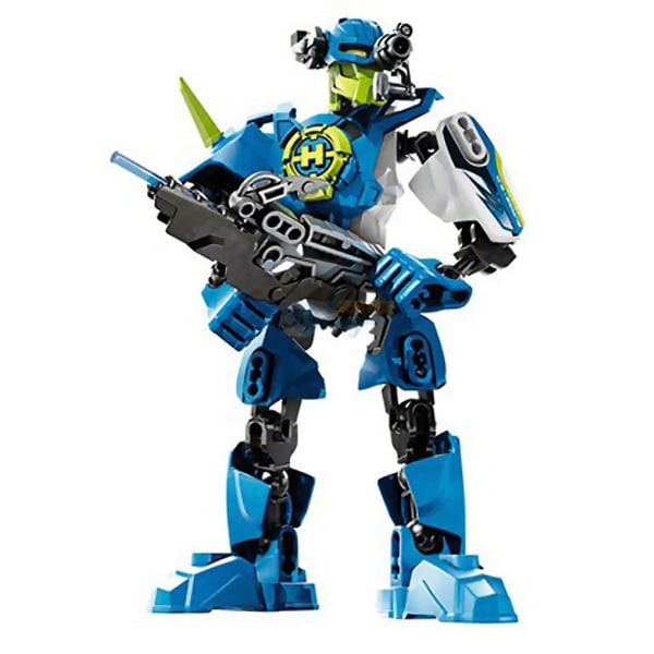 Star Warrior Soldiers Heroes Factory Bionicle Surge String Robotfigurer Block Barnleksaker Blue
