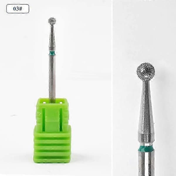 Wolframcarbid neglebor fræser til manicure pedicure neglefile buffer neglekunst udstyr tilbehørsværktøj -NBB