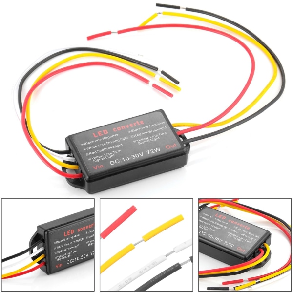 Strobe Controller Plug Play Ersättning 10-30v blinkande blinkermodul för led sidomarkör