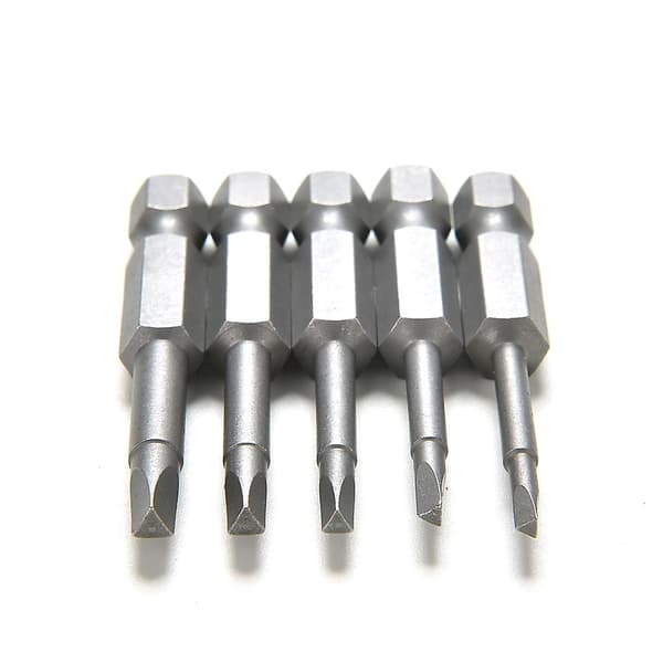 5 stk. /sæt Magnetisk Trekant Hoved Skruetrækker Bits S2 Stål 1/4 Hex Skaft 50mm