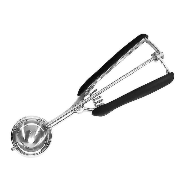 Yaju Rostfritt stål Cookie Scoop Premium Cookie Scooper för bakning Enkelt grepp Fjäderbelastad Cookie Dough Scooper Ice Scooper med avtryckarutlösning för