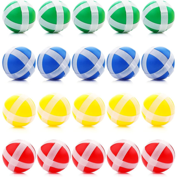 Pakke med 20 børns dart Erstaz bolde Velcro bold Kastespil Disc erstatning bolde