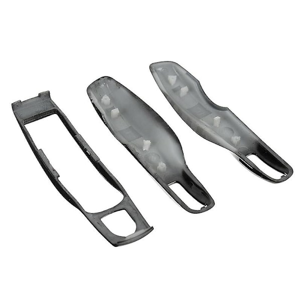 3 stk Car Smart Key Case Shell Cover Abs Carbon Fiber Remote Key Cover Case Decal Fob For Porsche Panamera Cayenne Macan