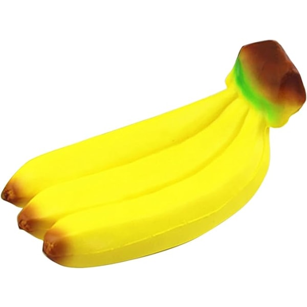 Stress Relief Rising Egnet legetøj til børn Bananer Duftende presset Slow Bread Toy D10 Legetøj (GUL, One Size)