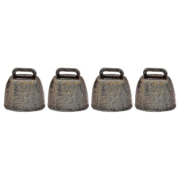 4st metallboskapsklockor Fårklocka Prydnad Lantbrukstillbehör (brons)