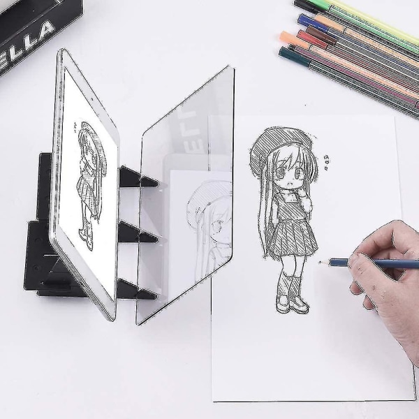 Tegnebrett Optisk tegning Projektor Tegnebrett Skissere Malingsverktøy Animasjon Kopieringsblokk Ingen