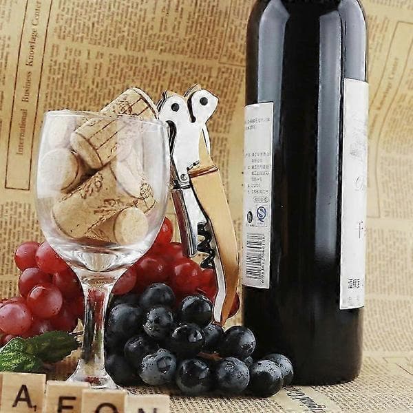 Kompakt proptrækker til sommelier i lyseblå og støbt aluminium