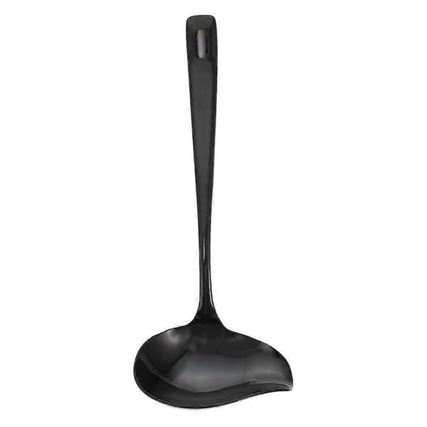Serveringsøse Svart Rustfritt Stål Rivfast Andenebbform For Matlaging Sauser Sauser 1Sett Black 19.00X7.60X3.20CM