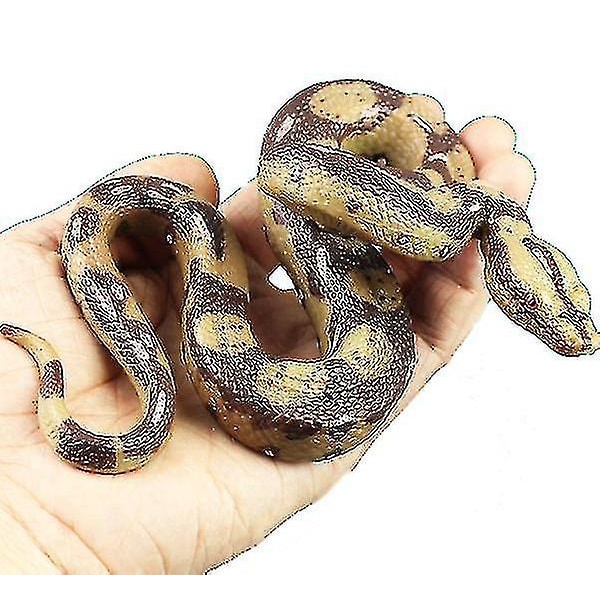 Realistiska falska ormar leksak gummi orm figur Large pythons