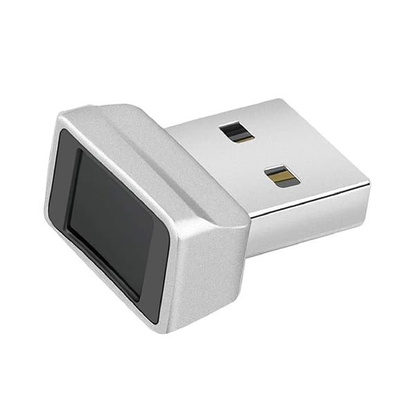 USB Windows-Hello Fingeraftrykslæser Anti-Spoofing Windows-System Sikkerhedsnøgle til bærbare computere Silver