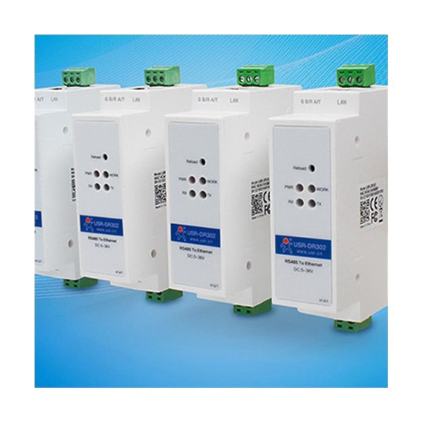 Dr302 Din Rail Seriel Rs485 Til Ethernet Ip Server Modul Ethernet Konverter Modbus Rtu Til Modbus U