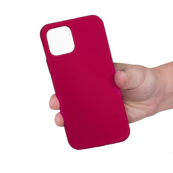 Enfärgat silikonskal för iPhone 15 Rose Red For iPhone 15 Pro Max