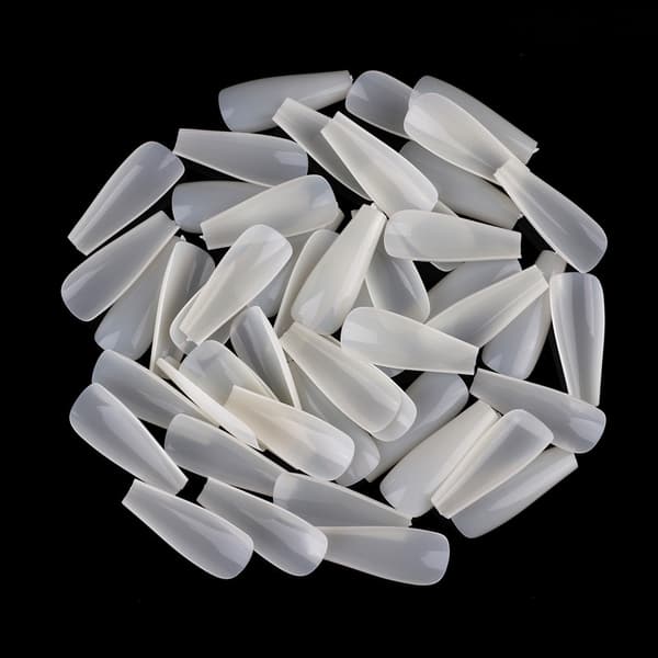 Nail Tips Ballerina Milky White False Nails 500 Pieces