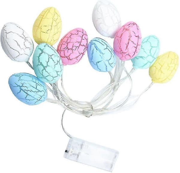 Påskeæg fe-lys, 3m 20 LED påskeæg lyskæde, æg fe-lys, påskeæg påskelys