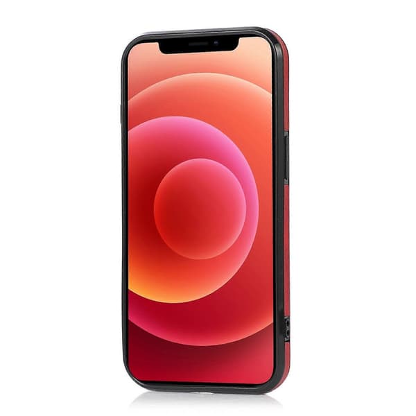 Pehmeä Magneettikorttitasku iPhone 14 -puhelimelle Red