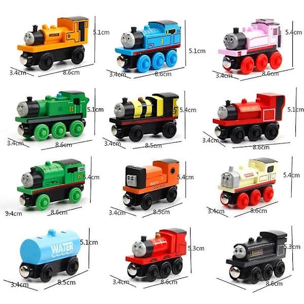 Thomas og vennerne tog tankmotor træ jernbane magnet samle gavelegetøj
