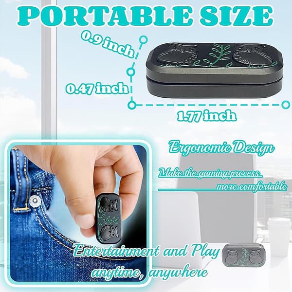 Push-pull Fidgets Sliders Anti-slip Textur Mångsidig Push Card Leksak för Vardagslivet Silver
