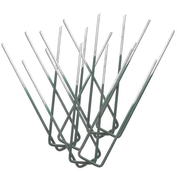 10 stk. hageplugger kraftige teltplugger metalljordplugger U-formede metallplugger