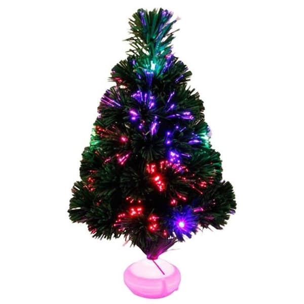 Artificial Christmas Tree - ZGEER - 45cm - Multi-colored LED lights - PVC - Office