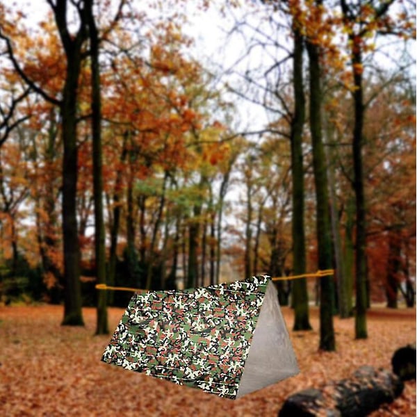 Överlevnadssovsäck, nödsovsäck för utomhuscamping, 2 st