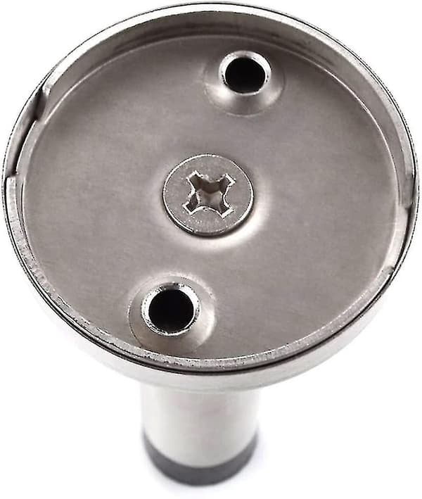2x Dørstopper, Rustfrit Stål Buffer