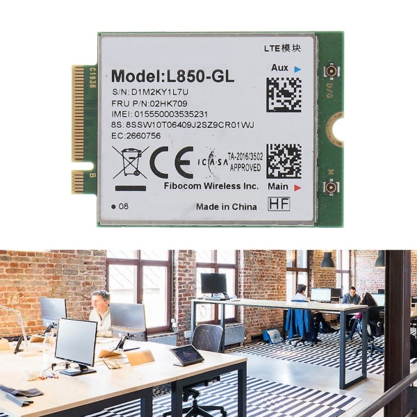 Fibocom L850-gl M.2 Card 01ax792 4g Lte langaton moduuli Lenovo Thinkpad X1:lle