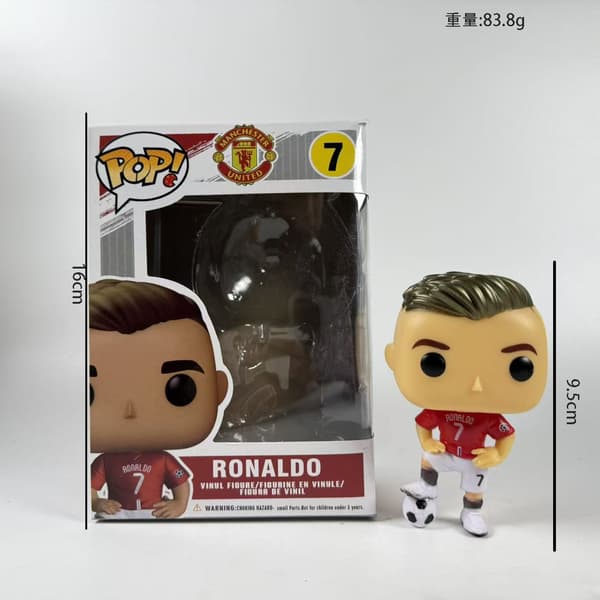 NBA-karaktär: C Ronaldo röd och vit tröja