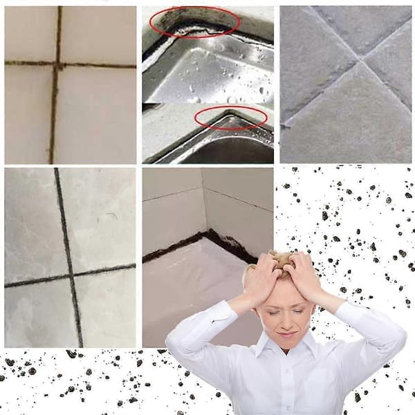Vattentät kakelpenna för fogreparation light grey
