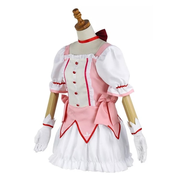 Akemi Homura Magisk Pige Lolita Anime Cosplay Kostume Kagome circle M