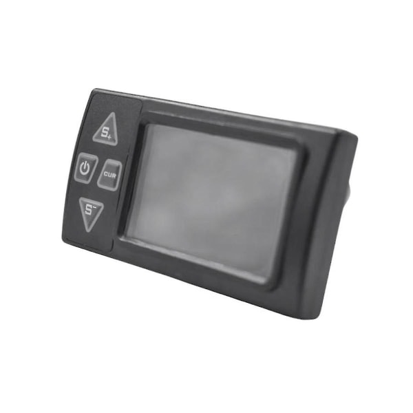 24v/36v/48v S861 LCD Ebike Display Dashboard for elektrisk sykkel Bldc Controller Kontrollpanel (6pin)-Perfekt Black