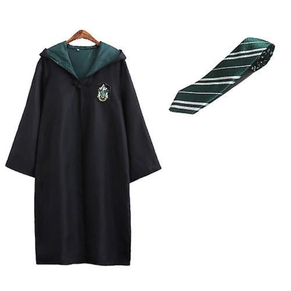 Slytherin Kappe Slips Kostume Green L