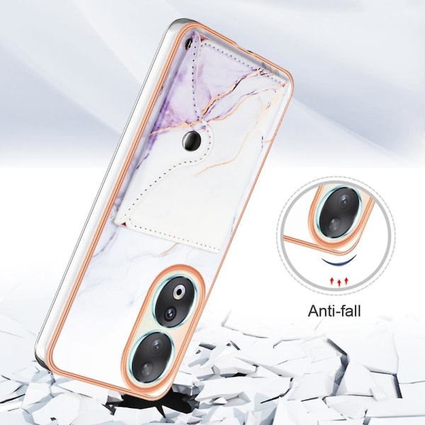 IMD TPU phone case Honor 90 5G:lle White Purple