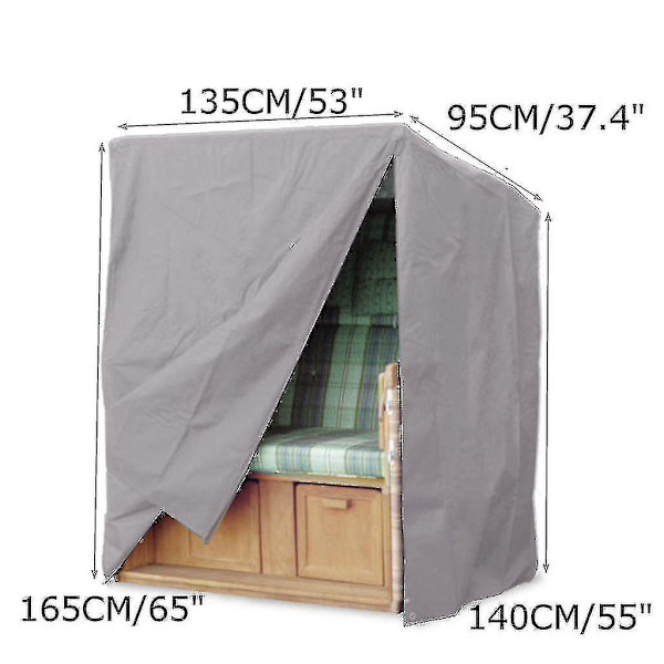 Strandstolsskydd Skyddande Överdrag 135x95x165cm