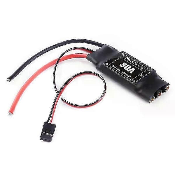Spesialpris 30A ESC 2-4S børsteløs RC elektrisk hastighetskontroller med 5V 2A BEC for RC multikopter helikopter 0.5 5