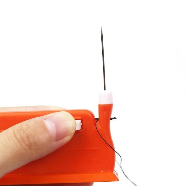 2kpl automaattinen neulanlanka, ompelutyökalu neulalanka, automaattiset neulanlangat käsiompelulle Green  Orange Red
