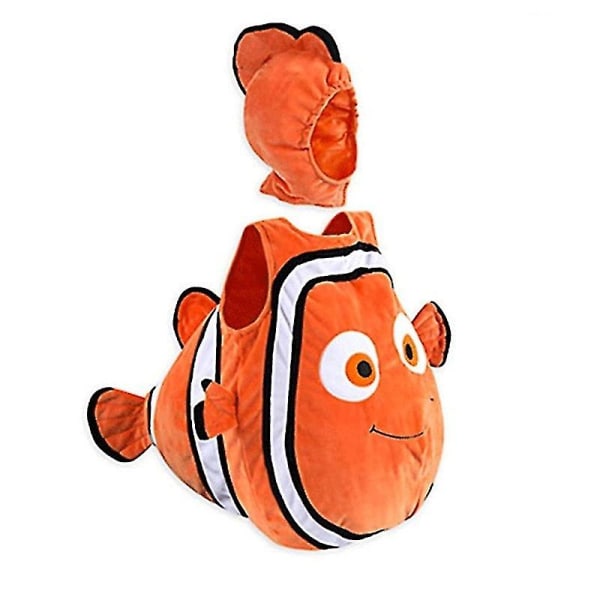 Find Nemo Clownfish Cospaly Costume Pixar Animation Film Nemo Baby Børnetøj Halloween Julefest høj kvalitet Set M