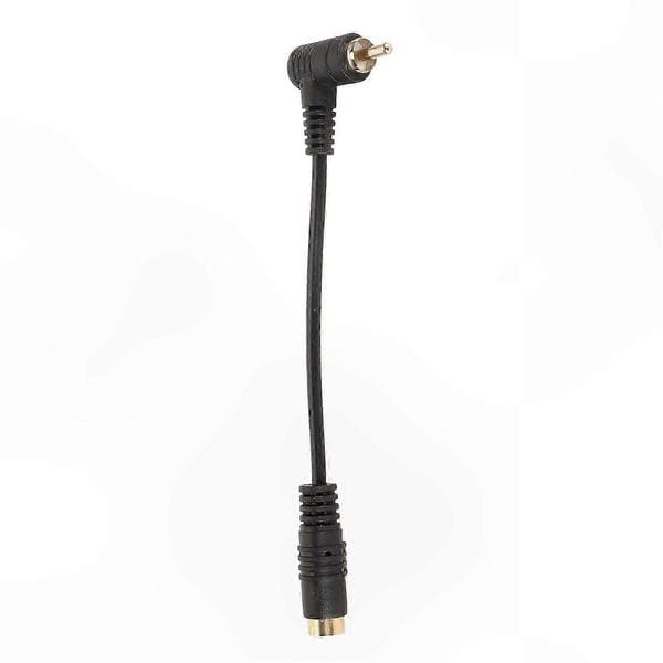 Mini DIN til RCA Composite Adapter - 4-bens Video til 90° RCA Han Kabel