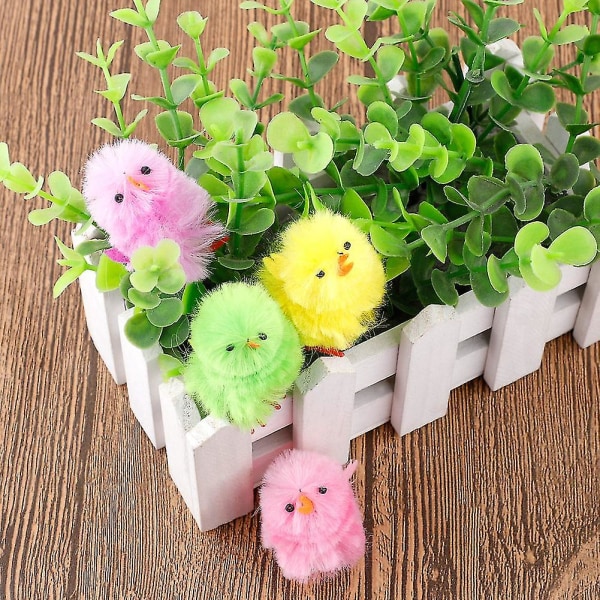 36 kpl Mini pääsiäispoikaset eloisat värit Pääsiäispehmopojat Söpöt pääsiäisvauvat Pääsiäislahja baby