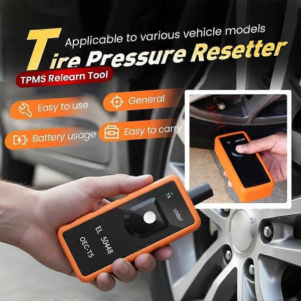 50448 TPMS Omlärningsverktyg för GM Däcksensor, 2026 Uppgraderad Däcktrycksövervakare