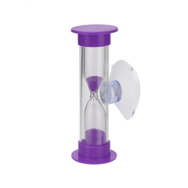 Kök Timers 2/3min Timglas Barn Tandborstning Timer Med Sugkopp purple 3 Minute