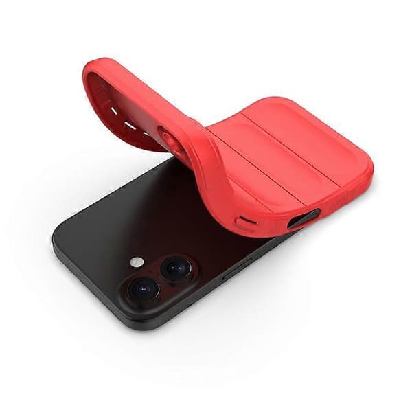 Kompatibel med iPhone 16 Plus-deksel Robust TPU Støtsikkert Mobiltelefondeksel Red