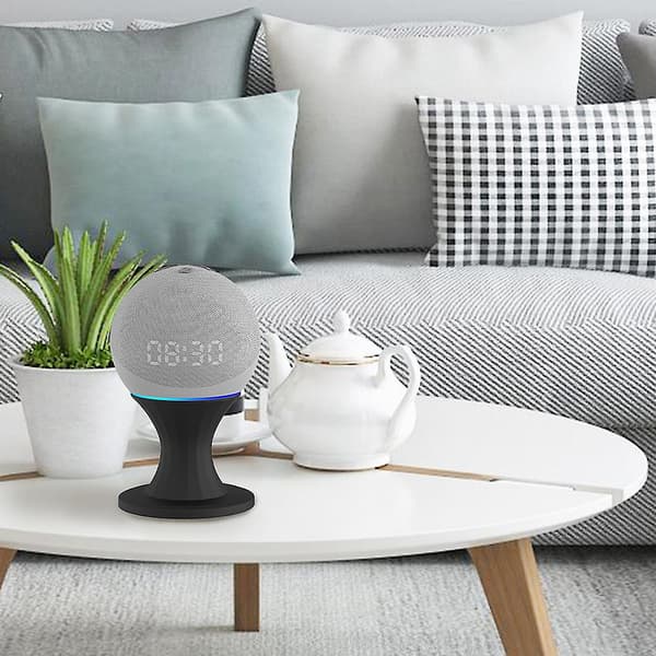 för 4:e generationens smarta högtalare skrivbordsstativ Amazon Audio Stand-Svart Black